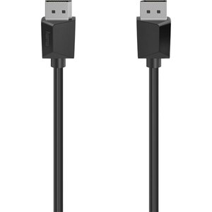 Cablu DisplayPort 1.2 HAMA 200696, 1.5m, negru Cablu DisplayPort 1.2 HAMA 200696, 1.5m, negru
