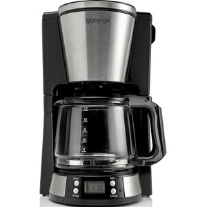 Cafetiera GORENJE CM15BK, 1.5l, 1000W, 10 cesti, negru-argintiu Cafetiera GORENJE CM15BK, 1.5l, 1000W, 10 cesti, negru-argintiu