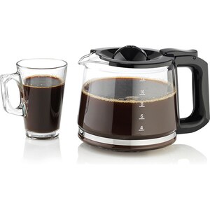 Cafetiera GORENJE CM15BK, 1.5l, 1000W, 10 cesti, negru-argintiu Cafetiera GORENJE CM15BK, 1.5l, 1000W, 10 cesti, negru-argintiu