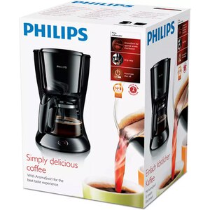 Cafetiera PHILIPS Daily Collection HD7461/20, 1.2l, 1000W, Pana la 15 cesti, negru Cafetiera PHILIPS Daily Collection HD7461/20, 1.2l, 1000W, Pana la 15 cesti, negru