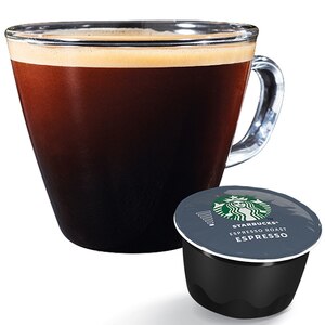 Capsule cafea STARBUCKS Espresso Roast, compatibile Dolce Gusto, 12 capsule, 66g Capsule cafea STARBUCKS Espresso Roast, compatibile Dolce Gusto, 12 capsule, 66g