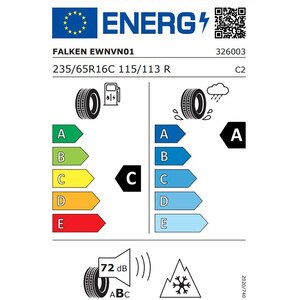Anvelopa iarna FALKEN Eurowinter Van01 235/65R16C 115/113R Anvelopa iarna FALKEN Eurowinter Van01 235/65R16C 115/113R