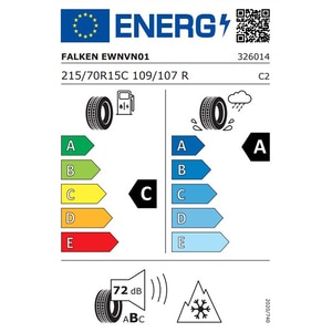 Anvelopa iarna FALKEN Eurowinter Van01 215/70R15C 109/107R Anvelopa iarna FALKEN Eurowinter Van01 215/70R15C 109/107R
