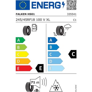 Anvelopa iarna FALKEN Eurowinter HS01 245/45R18 100V Anvelopa iarna FALKEN Eurowinter HS01 245/45R18 100V
