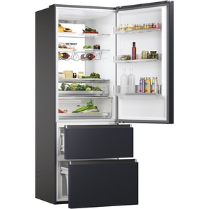 Combina frigorifica HAIER HTW7720ENMB, No Frost, 483 l, H 201 cm, Clasa E, Wi-Fi, negru Combina frigorifica HAIER HTW7720ENMB, No Frost, 483 l, H 201 cm, Clasa E, Wi-Fi, negru