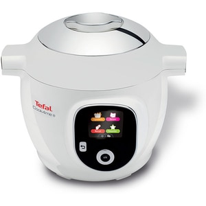 Multicooker TEFAL Cook4Me+ CY851130, 6l, 1600W, 6 programe, aplicatie 150 retete, alb-gri Multicooker TEFAL Cook4Me+ CY851130, 6l, 1600W, 6 programe, aplicatie 150 retete, alb-gri