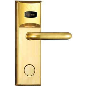 Yala control acces hotelier PNI CH2000R, cu cititor de card, deschidere dreapta, auriu Yala control acces hotelier PNI CH2000R, cu cititor de card, deschidere dreapta, auriu