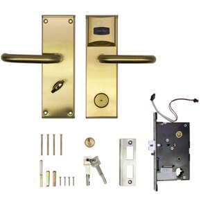Yala control acces hotelier PNI CH2000R, cu cititor de card, deschidere dreapta, auriu Yala control acces hotelier PNI CH2000R, cu cititor de card, deschidere dreapta, auriu