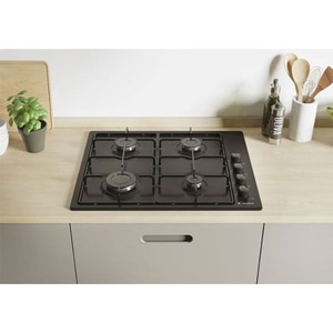 Plita incorporabila CANDY CHW6LBB, Gaz, 4 arzatoare, negru Plita incorporabila CANDY CHW6LBB, Gaz, 4 arzatoare, negru
