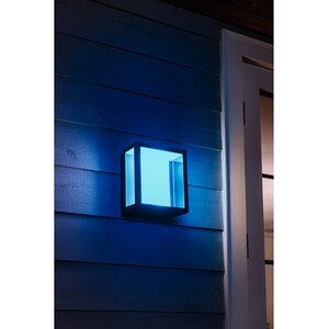Aplica LED smart PHILIPS Hue 8718696170496, 2x8W, 1200lm, IP44, RGB, negru Aplica LED smart PHILIPS Hue 8718696170496, 2x8W, 1200lm, IP44, RGB, negru