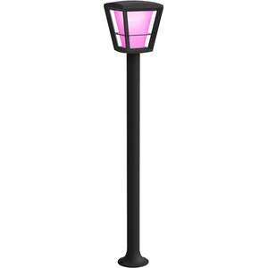Stalp iluminat smart PHILIPS Hue 8718696170601, 15W, 1150lm, IP44, RGB, negru Stalp iluminat smart PHILIPS Hue 8718696170601, 15W, 1150lm, IP44, RGB, negru