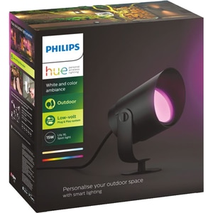 Extensie Spot LED smart PHILIPS Hue 8718696174364, 15W, 1050lm, IP65, RGB, negru Extensie Spot LED smart PHILIPS Hue 8718696174364, 15W, 1050lm, IP65, RGB, negru