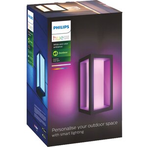 Aplica LED smart PHILIPS Hue 8718696170489, 2x8W, 1200lm, IP44, RGB, negru Aplica LED smart PHILIPS Hue 8718696170489, 2x8W, 1200lm, IP44, RGB, negru