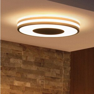 Plafoniera LED Smart PHILIPS Hue 8718696175187, 27W, 2400lm, Wi-Fi, lumina variabila, negru Plafoniera LED Smart PHILIPS Hue 8718696175187, 27W, 2400lm, Wi-Fi, lumina variabila, negru