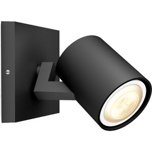Spot LED smart PHILIPS Hue 8718696175354, 5W, 350lm, IP20, lumina variabila, negru Spot LED smart PHILIPS Hue 8718696175354, 5W, 350lm, IP20, lumina variabila, negru