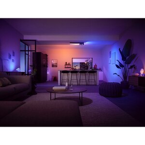Plafoniera LED Smart PHILIPS Hue 8718696175996, 53.1W, 3650lm, Wi-Fi, RGB, negru Plafoniera LED Smart PHILIPS Hue 8718696175996, 53.1W, 3650lm, Wi-Fi, RGB, negru