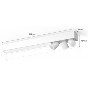Plafoniera LED Smart PHILIPS Hue 8718696176016, 53.1W, 3650lm, Wi-Fi, RGB, alb Plafoniera LED Smart PHILIPS Hue 8718696176016, 53.1W, 3650lm, Wi-Fi, RGB, alb
