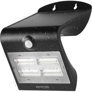 Lampa solara cu senzor de miscare PROMATE SolarTrail-2, 3.2W, 400 lumeni, IP54, negru Lampa solara cu senzor de miscare PROMATE SolarTrail-2, 3.2W, 400 lumeni, IP54, negru