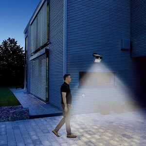 Lampa solara cu senzor de miscare PROMATE SolarTrail-2, 3.2W, 400 lumeni, IP54, negru Lampa solara cu senzor de miscare PROMATE SolarTrail-2, 3.2W, 400 lumeni, IP54, negru