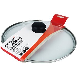 Capac MYRIA MY4162, 24cm, sticla, transparent Capac MYRIA MY4162, 24cm, sticla, transparent