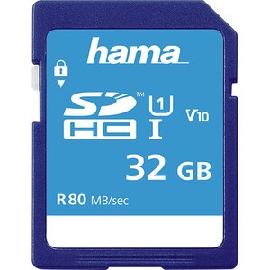 Card de memorie HAMA 124135, SDHC, 32GB, 80MB/s, clasa 10/U1/V10, UHS-I Card de memorie HAMA 124135, SDHC, 32GB, 80MB/s, clasa 10/U1/V10, UHS-I