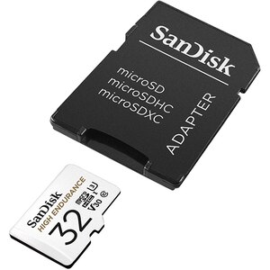 Card de memorie SANDISK High Endurance, microSDHC, 32GB, 100MB/s, clasa 10/U3/V30, UHS-I, adaptor Card de memorie SANDISK High Endurance, microSDHC, 32GB, 100MB/s, clasa 10/U3/V30, UHS-I, adaptor
