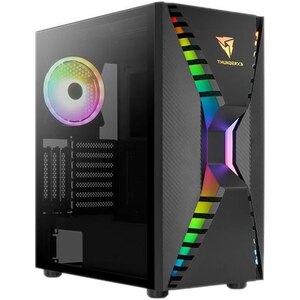 Carcasa PC AEROCOOL Cronus V1, USB 3.0, fara sursa, iluminare ARGB, negru Carcasa PC AEROCOOL Cronus V1, USB 3.0, fara sursa, iluminare ARGB, negru