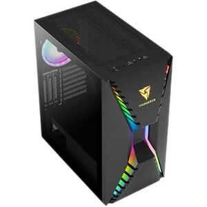 Carcasa PC AEROCOOL Cronus V1, USB 3.0, fara sursa, iluminare ARGB, negru Carcasa PC AEROCOOL Cronus V1, USB 3.0, fara sursa, iluminare ARGB, negru