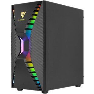 Carcasa PC AEROCOOL Cronus V1, USB 3.0, fara sursa, iluminare ARGB, negru Carcasa PC AEROCOOL Cronus V1, USB 3.0, fara sursa, iluminare ARGB, negru