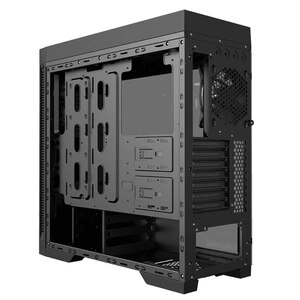 Carcasa PC GAMEMAX Abyss, USB 3.0, fara sursa, iluminare ARGB, negru Carcasa PC GAMEMAX Abyss, USB 3.0, fara sursa, iluminare ARGB, negru