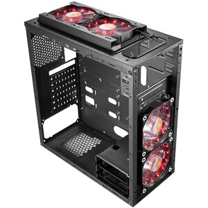 Carcasa PC INAZA X-Blade, USB 3.0, fara sursa, iluminare RGB, negru Carcasa PC INAZA X-Blade, USB 3.0, fara sursa, iluminare RGB, negru
