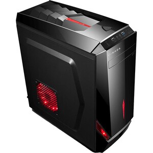 Carcasa PC INAZA X-Blade, USB 3.0, fara sursa, iluminare RGB, negru Carcasa PC INAZA X-Blade, USB 3.0, fara sursa, iluminare RGB, negru