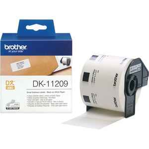 Banda etichete BROTHER DK-11209, 29 mm, 0.62 m, Negru pe Alb Banda etichete BROTHER DK-11209, 29 mm, 0.62 m, Negru pe Alb