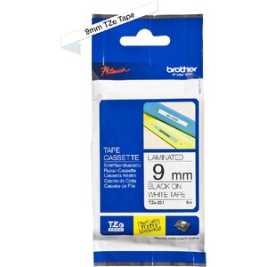 Banda etichete BROTHER TZe-221, 9 mm, 8 m, Negru pe Alb Banda etichete BROTHER TZe-221, 9 mm, 8 m, Negru pe Alb