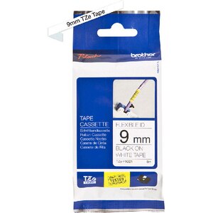 Banda etichete BROTHER TZe-FX221, 9 mm, 8 m, Negru pe Alb Banda etichete BROTHER TZe-FX221, 9 mm, 8 m, Negru pe Alb