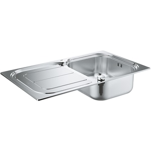 Pachet chiuveta GROHE K300 31563SD0, 1 cuva, picurator reversibil, inox satinat + baterie Eurosmart 33281002 Pachet chiuveta GROHE K300 31563SD0, 1 cuva, picurator reversibil, inox satinat + baterie Eurosmart 33281002