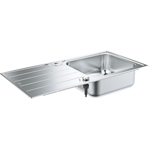 Chiuveta bucatarie GROHE 31563SD1, 1 cuva, picurator reversibil, inox, argintiu Chiuveta bucatarie GROHE 31563SD1, 1 cuva, picurator reversibil, inox, argintiu