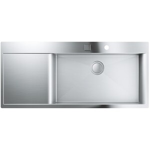 Chiuveta bucatarie GROHE K1000 31582SD0, 1 cuva, picurator stanga, inox, inox satinat Chiuveta bucatarie GROHE K1000 31582SD0, 1 cuva, picurator stanga, inox, inox satinat