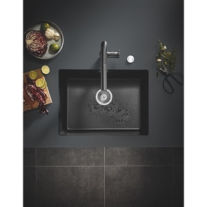 Chiuveta bucatarie GROHE K700U 31655AP0, 1 cuva, compozit quartz, negru Chiuveta bucatarie GROHE K700U 31655AP0, 1 cuva, compozit quartz, negru