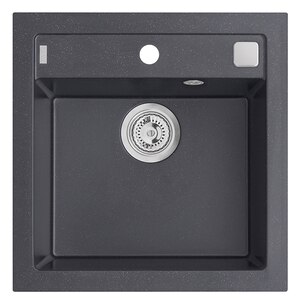 Chiuveta bucatarie ALVEUS FORMIC 20 G91, 1 cuva, compozit granit, negru Chiuveta bucatarie ALVEUS FORMIC 20 G91, 1 cuva, compozit granit, negru