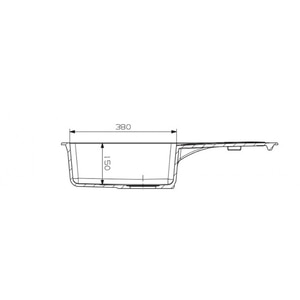 Pachet chiuveta ALVEUS Galapagos 30 G55, 1 cuva, picurator reversibil, compozit granit + baterie Kati G55, bej Pachet chiuveta ALVEUS Galapagos 30 G55, 1 cuva, picurator reversibil, compozit granit + baterie Kati G55, bej