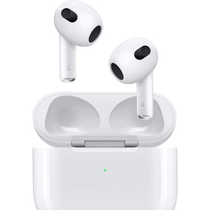 Casti APPLE AirPods 3, True Wireless, Bluetooth, In-Ear, Microfon, Carcasa Incarcare Lightning, alb Casti APPLE AirPods 3, True Wireless, Bluetooth, In-Ear, Microfon, Carcasa Incarcare Lightning, alb