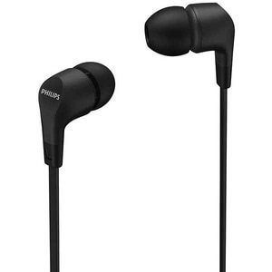 Casti PHILIPS TAE1105BK/00, Cu fir, In-ear, Microfon, negru Casti PHILIPS TAE1105BK/00, Cu fir, In-ear, Microfon, negru
