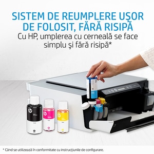 Cerneala originala HP GT52 (M0H56AE), galben Cerneala originala HP GT52 (M0H56AE), galben