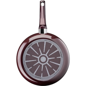 Tigaie TEFAL Resist D5220683, 28cm, aluminiu, Thermo Signal, mov Tigaie TEFAL Resist D5220683, 28cm, aluminiu, Thermo Signal, mov