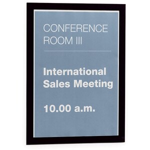 Display magnetic DURABLE Duraframe, A4, 2 bucati, negru Display magnetic DURABLE Duraframe, A4, 2 bucati, negru