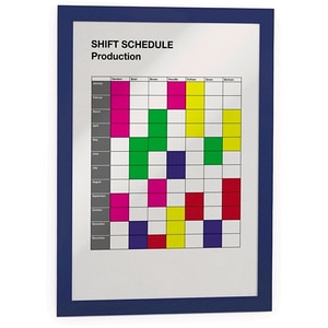 Display magnetic DURABLE Duraframe, A4, 2 bucati, albastru Display magnetic DURABLE Duraframe, A4, 2 bucati, albastru