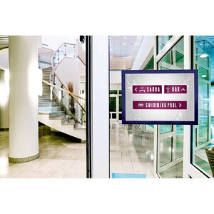 Display magnetic DURABLE Duraframe, A4, 2 bucati, albastru Display magnetic DURABLE Duraframe, A4, 2 bucati, albastru