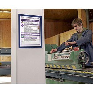 Display magnetic DURABLE Duraframe, A4, 2 bucati, albastru Display magnetic DURABLE Duraframe, A4, 2 bucati, albastru