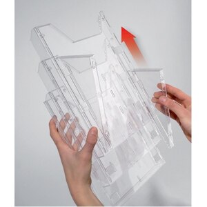 Tavita documente suplimentara DURABLE Combiboxx, plastic, transparent Tavita documente suplimentara DURABLE Combiboxx, plastic, transparent
